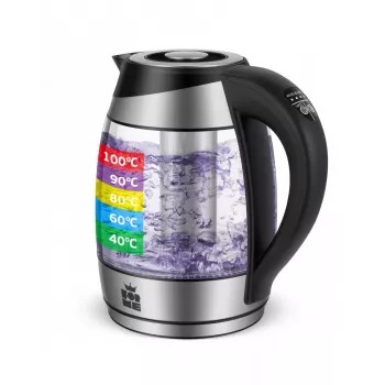 ForMe FKG-488 Cordless Electric Kettle 1.8 L Silver/Black