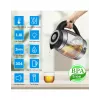 ForMe FKG-488 Cordless Electric Kettle 1.8 L Silver/Black
