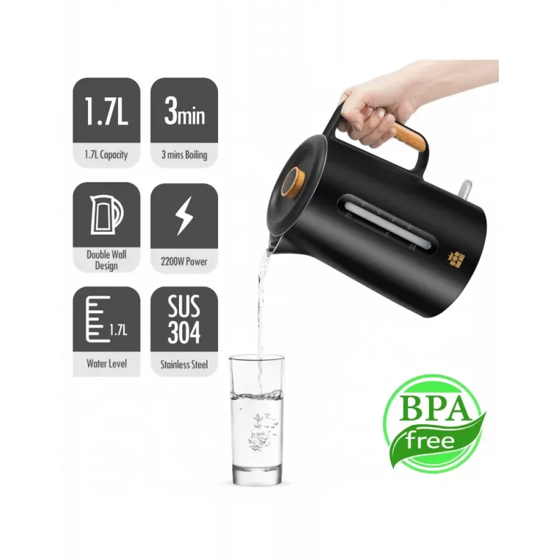 ForMe FKG-852 Cordless Electric Kettle 1.7 L White