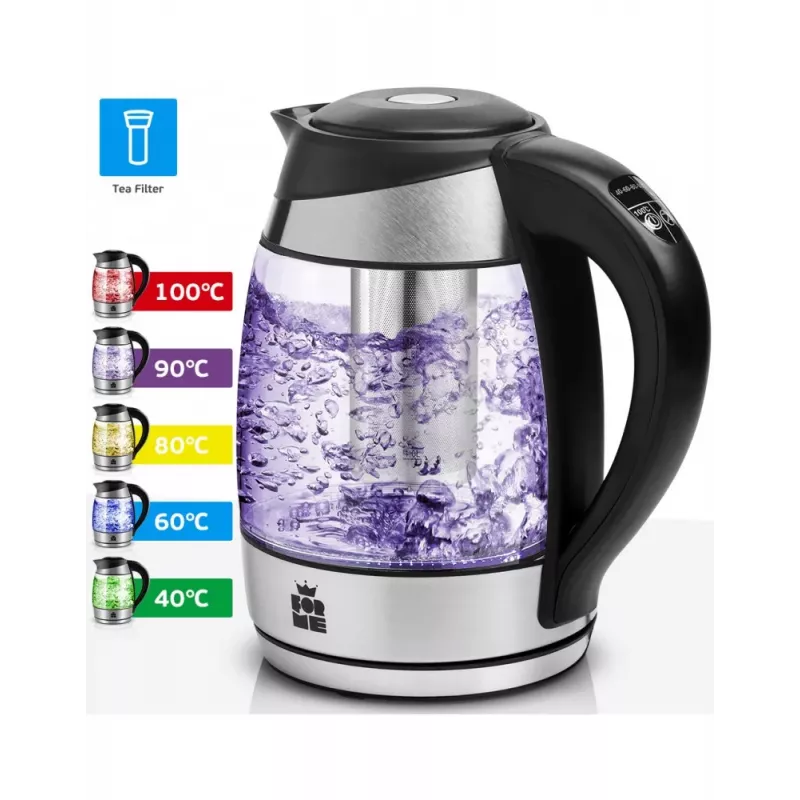 ForMe FKG-428 Electric Kettle 1.7L 2200W Glass