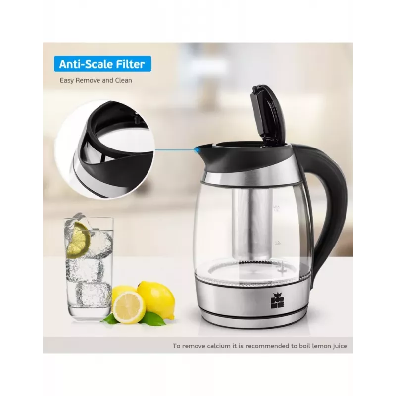 ForMe FKG-428 Electric Kettle 1.7L 2200W Glass