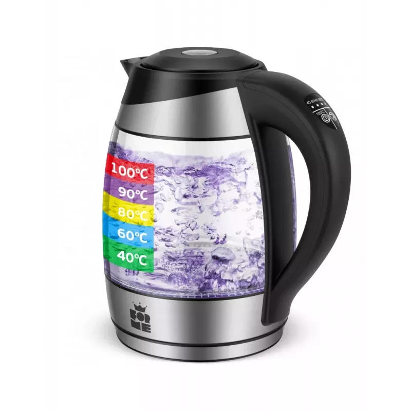 ForMe FKG-458 Cordless Electric Kettle 1.8 L Stainless Steel / Black