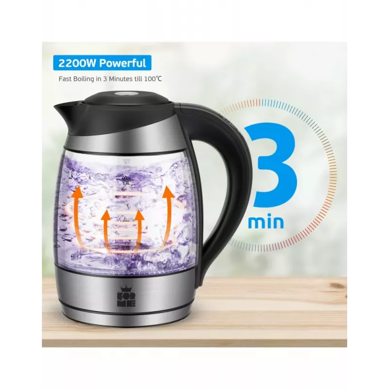 ForMe FKG-458 Cordless Electric Kettle 1.8 L Stainless Steel / Black