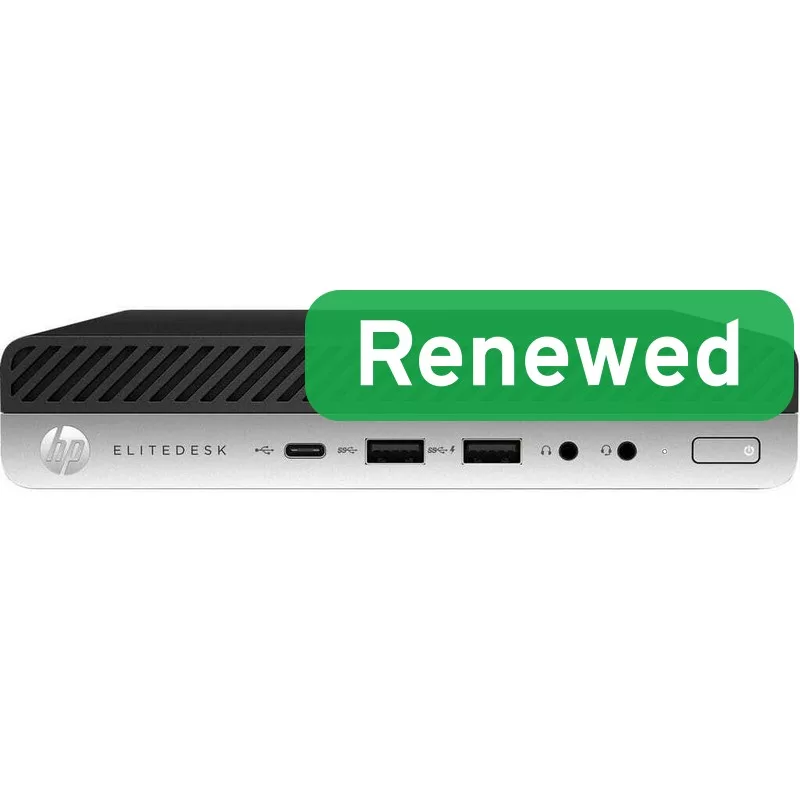 HP Renewed EliteDesk 800 G3 DM Intel Core i5-7500 16GB 500GB HDD Intel HD Graphics 630 Windows 11 Pro