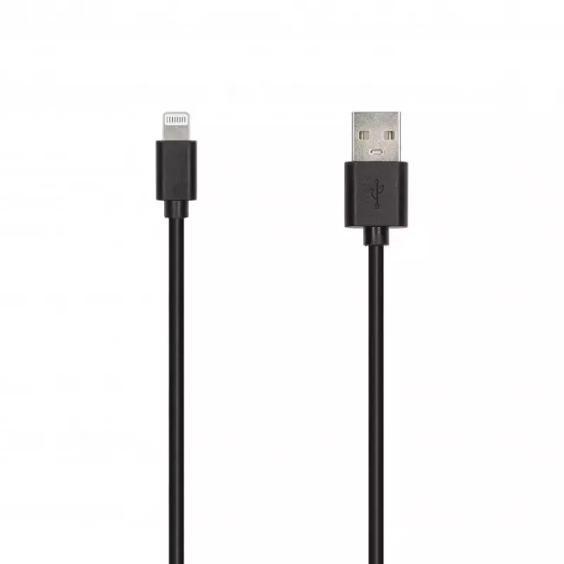 SEEK TOTI USB-A to Lightning, 2m PVC Data Cable 2A (non-MFI), Black
