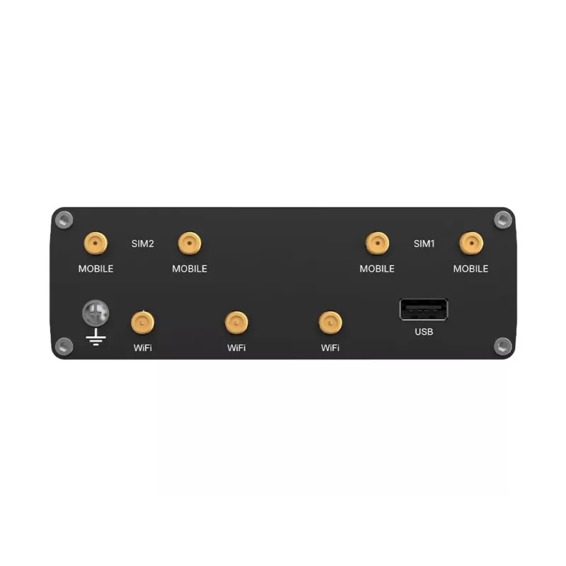 Teltonika RUTC42 5G NR Wireless Router with 4-Port Gigabit Switch, Dual-Band Wi-Fi 5, Dual SIM, GNSS, Aluminium Housing