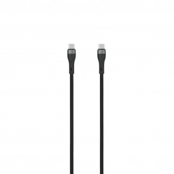 SEEK TOTI USB-C to USB-C 2m Braided Cable 3A Black