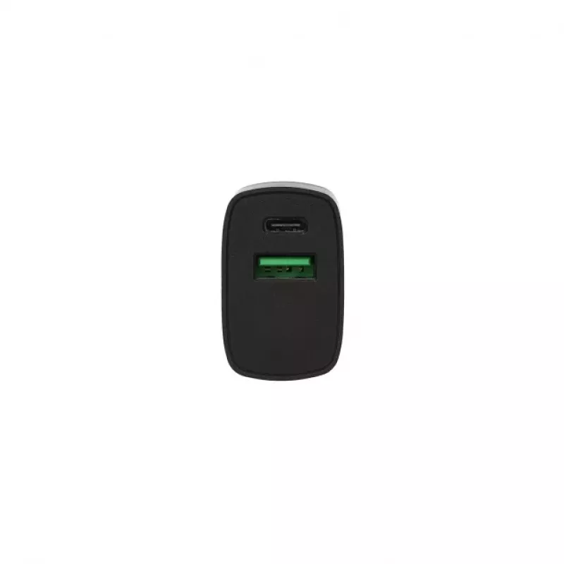 SEEK TOTI 20W Type-C + USB A Wall Fast Charger, Black