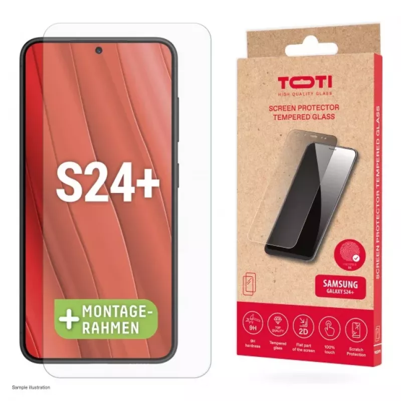 TOTI Tempered Glass 2D Screen Protector for Samsung Galaxy S24 Plus / S25 Plus