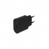 SEEK TOTI 20W Type-C PD Wall Fast Charger with Type-C to Type-C, 1 m PVC Data Cable 3A, Black