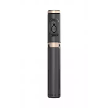 SEEK TOTI Selfie Stick with Hidden Design Stable Tripod Q12, Black