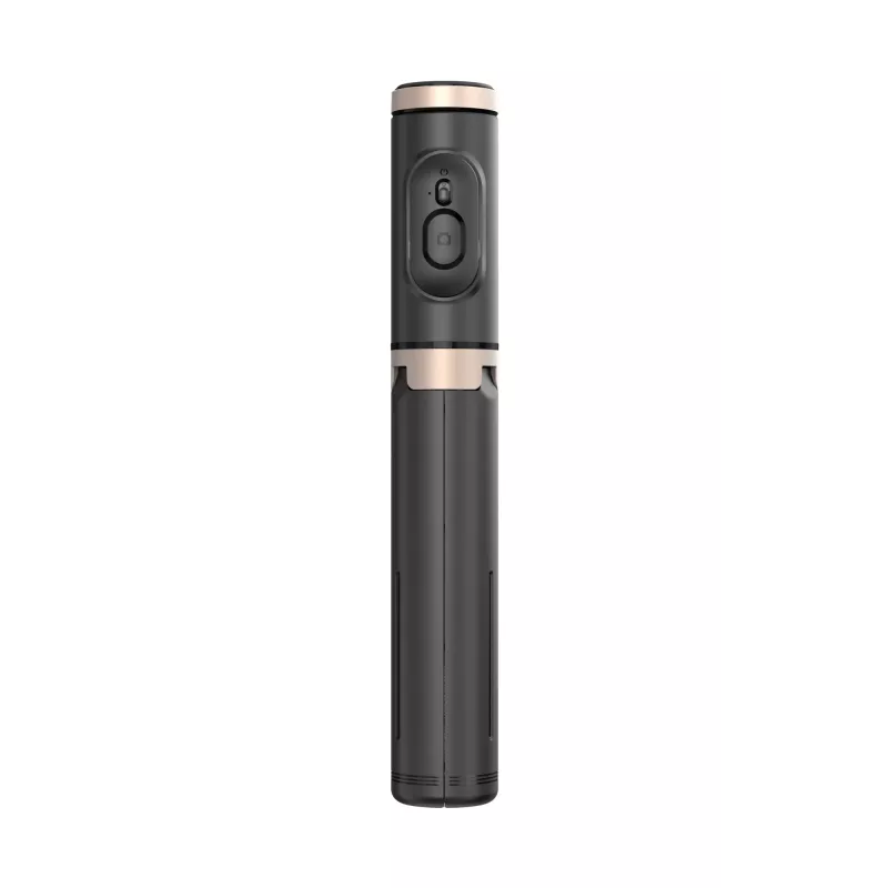 SEEK TOTI Selfie Stick with Hidden Design Stable Tripod Q12, Black