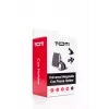 SEEK TOTI Magnetic Square Shape Car Holder with 3M Glue Mount, Black