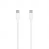 SEEK TOTI USB-C to USB-C Silicone Cable 1m 3A White