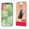 TOTI Tempered Glass 2D Screen Protector Full Cover for iPhone 16 Plus/15 Plus Transparent