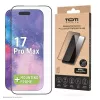 TOTI PREMIUM Premium Tempered Glass Screen Protector 3D Full Cover for Apple iPhone 17 Pro Max