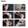 TOTI PREMIUM Premium Tempered Glass Screen Protector 3D Full Cover for Apple iPhone 17 Pro Max