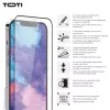 TOTI PREMIUM Premium Tempered Glass Screen Protector 3D Full Cover for Apple iPhone 17 Pro Max