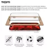 TOTI PREMIUM Premium Tempered Glass Screen Protector 3D Full Cover for Apple iPhone 17 Pro Max
