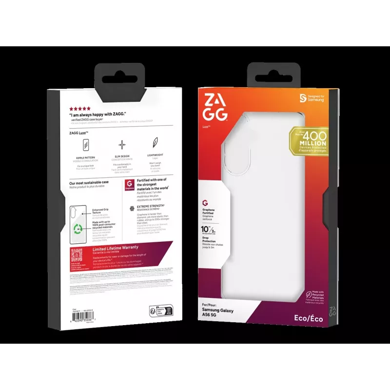 ZAGG Protection Bundle for Samsung Galaxy A56: Case and Screen Protector