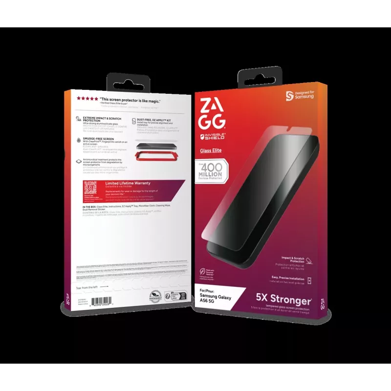 ZAGG Protection Bundle for Samsung Galaxy A56: Case and Screen Protector