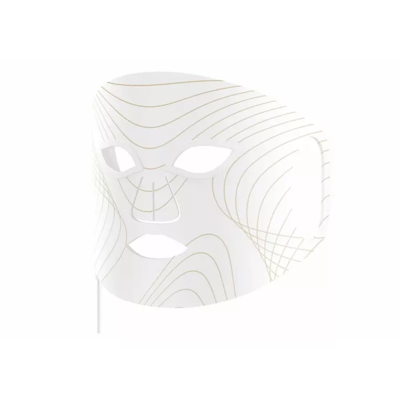 Lunni 7 Colors LED and Near-Infrared Light Silicone LED Facial Mask White