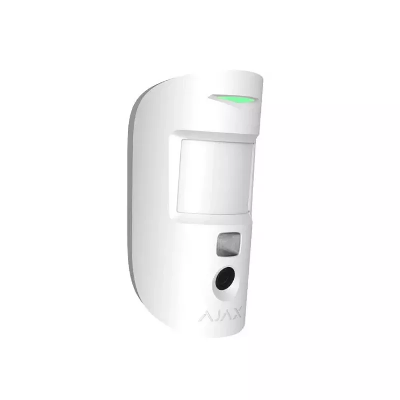 AJAX MotionCam Indoor (PhOD) White - PIR Motion Detector with Camera