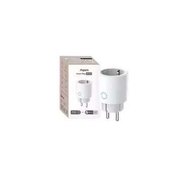 Aqara Power Plug H2 (EU) 16A Smart Plug with Energy Monitoring, Thread/Zigbee, Overload Protection, White