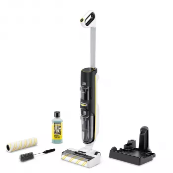 Kärcher FCV 4 EXTRA+ Hard Floor Cleaner, 460W, 300mm Working Width, 7m Cable, Black
