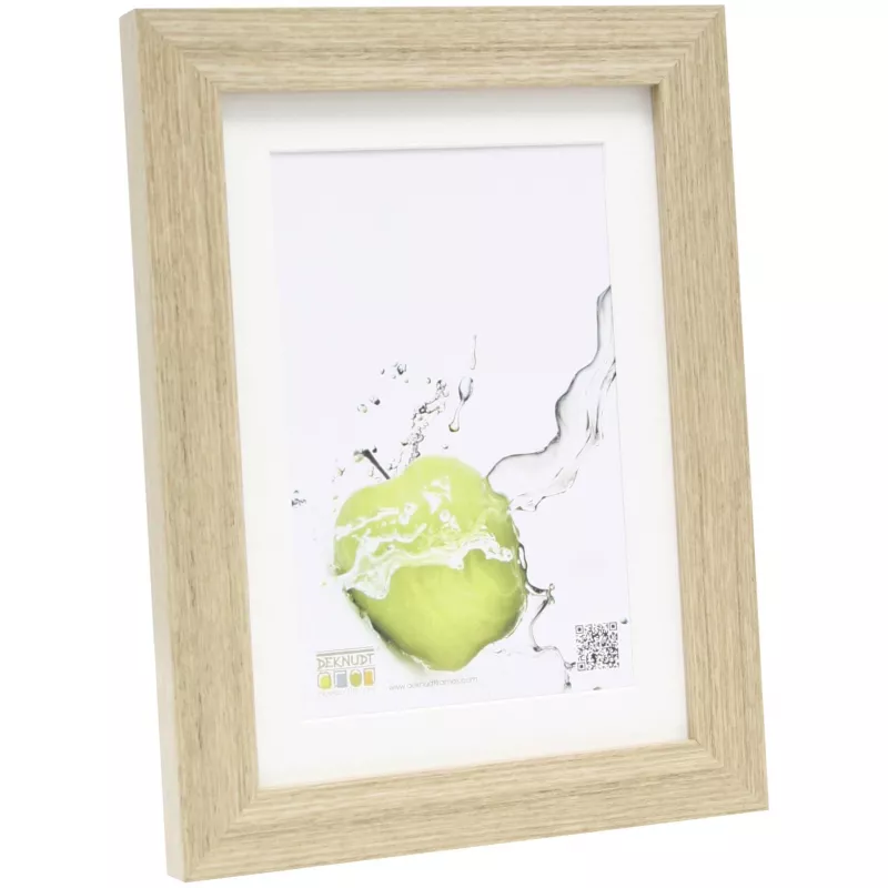 Deknudt S66KH1 P1 20x30 Wood Oak Photo Frame with Passepartout