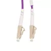 Extralink LC/UPC to LC/UPC Patch Cord, Multimode OM4 Duplex, 1m