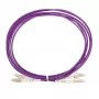 Extralink LC/UPC to LC/UPC Patch Cord, Multimode OM4 Duplex, 3.0mm, 3m