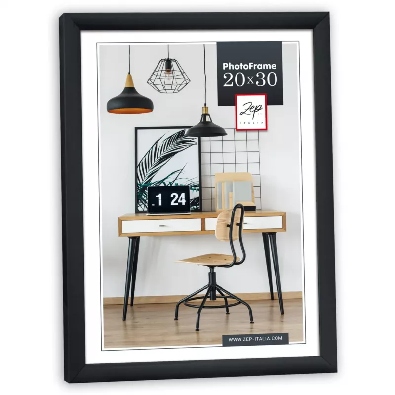 ZEP New Easy Black 20x25 cm Plastic Picture Frame KB12