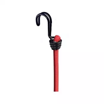 Master Lock 3020EURDAT Bungee Twin Wire Hook Luggage Strap - 0.6 m - 40 kg - Red - 2 Pieces