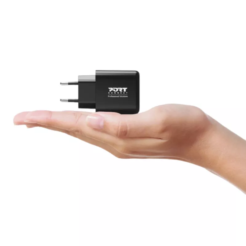 PORT Designs Wall Charger USB-C PD 65W GaN EU Plug Black