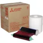 Mitsubishi CK 9015 10 x 15 Print Media Kit - 600 Prints, Dye Sublimation, Glossy Photo Paper