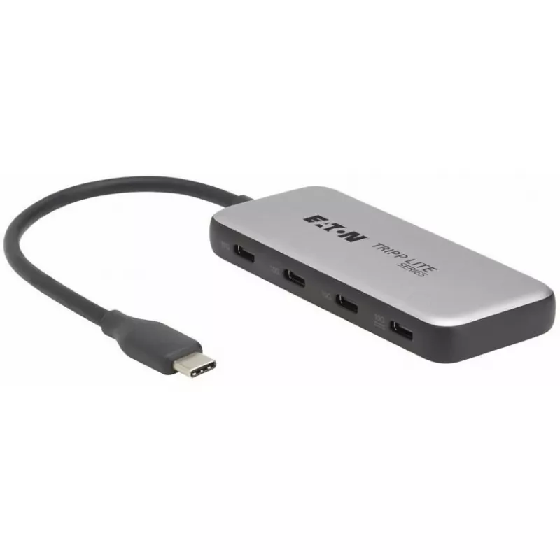 Eaton Tripp Lite Series 4-Port USB-C Hub, USB 3.2 Gen 2 (10 Gbps) - Black