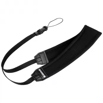 KAISER 6742 Camera Strap Cotton Fabric Black 120 cm