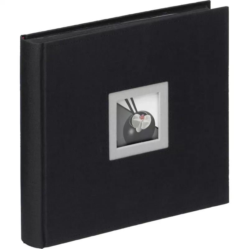 Walther Design FA-209-B Book-bound Jumbo Photo Album Black 50 Sheets 26x26 cm