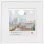 Walther KV220W New Lifestyle Picture Frame 13x13 cm White Plastic Glass Square Single Photo Frame