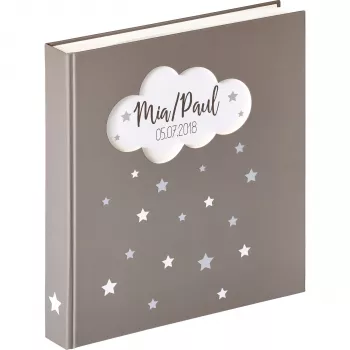 Walther Design Baby Magical Photo Album Brown/White 50 Pages 28x31 cm UK-205