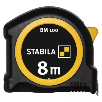 STABILA BM 100 8 m (cm) Pocket Tape Measure ABS