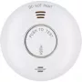 Brennenstuhl Connect WiFi RM A 3020 Smart Smoke Detector with App Control, Battery Operated, 120 mm x 36 mm, White