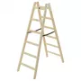 Hailo H40 StandardLine 2x6 Wooden Double-Sided Step Ladder