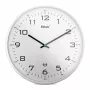 MEBUS 13080 Radio-Controlled Wall Clock, White, 30 cm