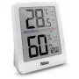 Mebus 40928 Thermo-Hygrometer White Indoor Outdoor Temperature Humidity Monitor with LCD Display