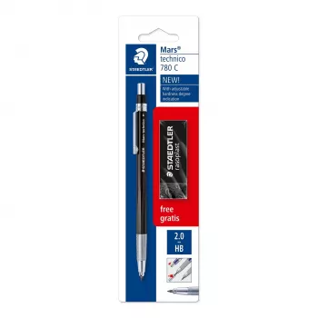 STAEDTLER Mars technico 780 C BKP6 Lead Holder Blister Pack