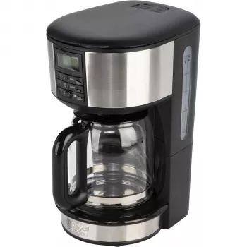 Russell Hobbs Buckingham 20680-56 Semi-Automatic Filter Coffee Machine, 1.25L, 1000W, Black/Silver