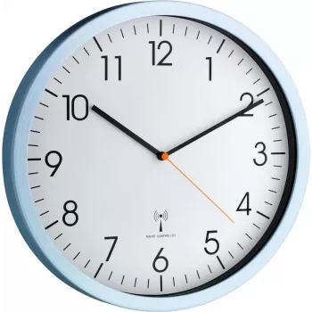 TFA 60.3517.55 Wall Clock - Quartz - Blue - Aluminium - Glass - 30 cm