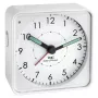 TFA 60.1510.02 Picco RC Alarm Clock - Quartz Analog - White - Plastic - Battery Powered - Snooze & Backlight